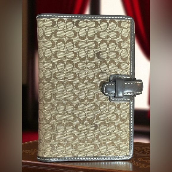 Coach Address Book Organizer With Coach Pen - Picture 1 of 16
